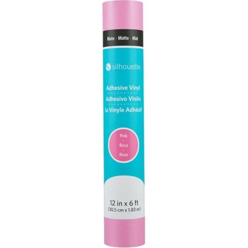 Matte Removable Vinyl - 30,5 cm x 1,8 m - Pink Slike