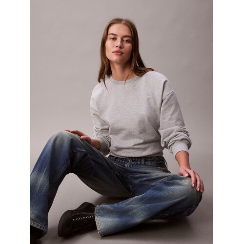 Calvin Klein Jeans Sweater majica siva Slike