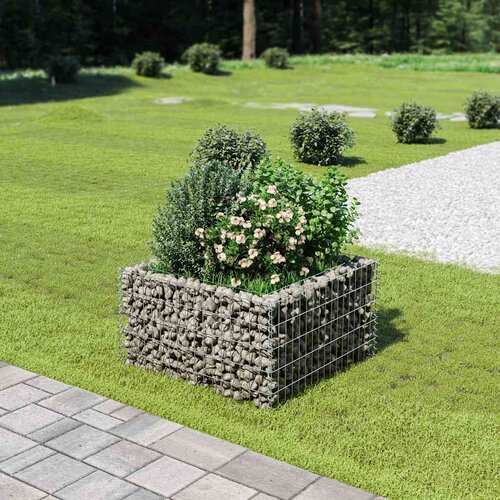  Gabionska sadilica od pocinčanog čelika 90 x 90 x 50 cm Cijene