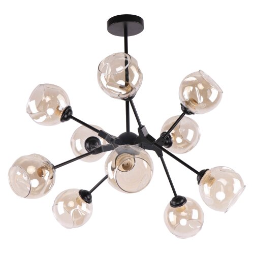 Mitea Lighting Luster crni Max.60W 220~240V 10xE27 M11033-10 Slike