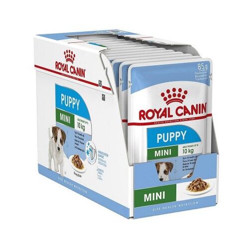 Royal Canin SHN Mini PUPPY vrećice za pse, otpuna hrana za pse, specijalno za &scaron;tence malih pasmina (konačne težine od 1 do 10 kg) do 10 mjeseci starosti, 12x85 g Cijene