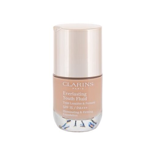 Clarins everlasting youth fluid SPF15 posvetlitveni in učvrstitveni puder 30 ml odtenek 107 beige Cene