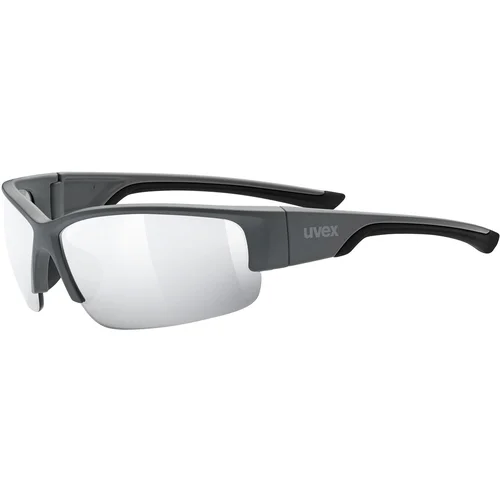 Uvex Sportstyle 215 Grey Mat/Litemirror Silver sports glasses (Cat. 3)