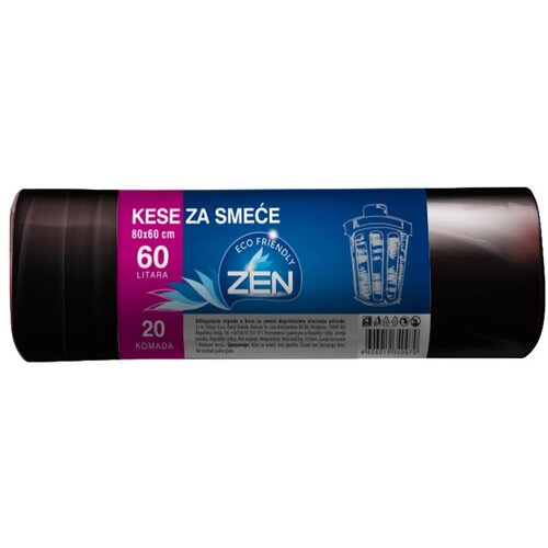 Zen Kese za smeće, 60 l, 20 komada Slike