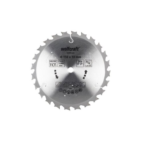 Wolfcraft kružna testera za ručne cirkulare hm ø150x10x1.8mm 6345000 Cene
