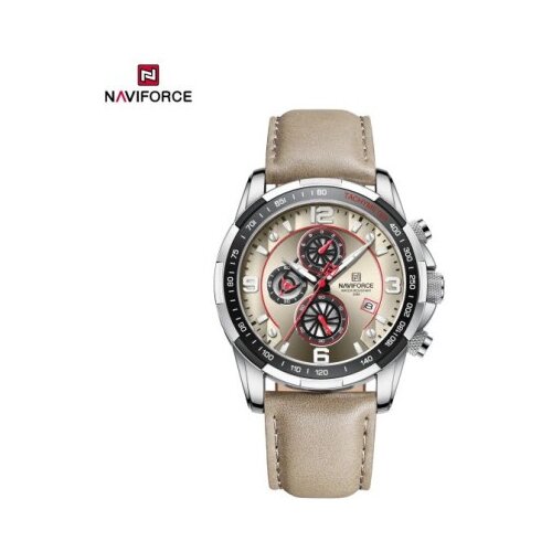 Naviforce nf8020l muški ručni sat kvarcni mehanizam bež ( NF8020L bež ) Cene