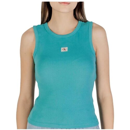 Calvin Klein Jeans Majice brez rokavov LV047C201G Modra Slike