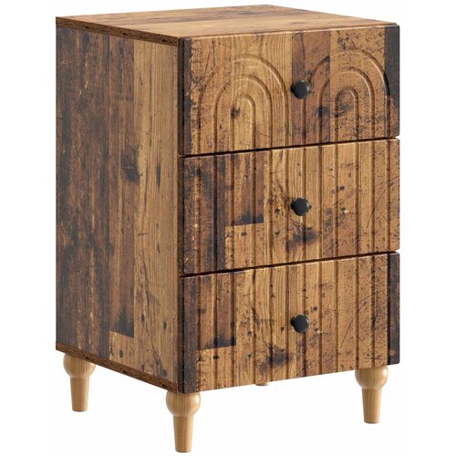 vidaXL Noćni ormar Staro drvo 43x 41 x 66 5 cm Konstruirano drvo - Staro drvo Cene