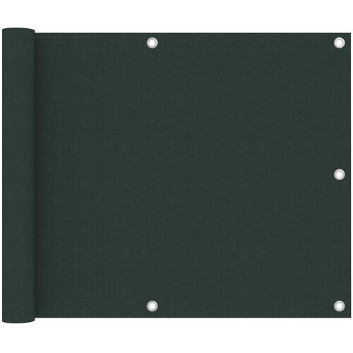 vidaXL balkonski zastor tamnozeleni 75 x 400 cm od tkanine Oxford Cijene