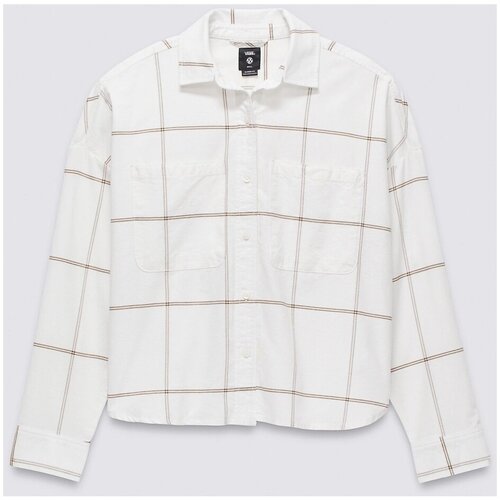 Vans Majice &amp;amp; Polo majice ANTICA BOXY LS SHIRT Bela Slike