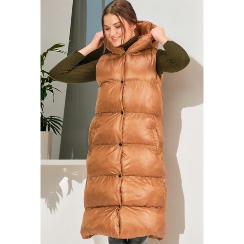 Dewberry Z6734 XEXESE WOMEN'S VEST-FLAT CAMEL Cijene