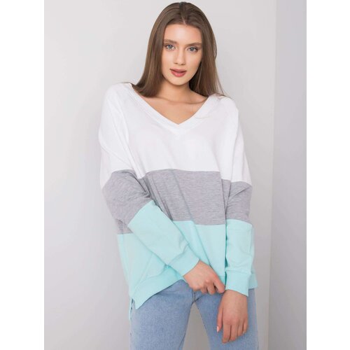 RUE PARIS Sweatshirt-RV-BL-5972.07-white-gray Cene
