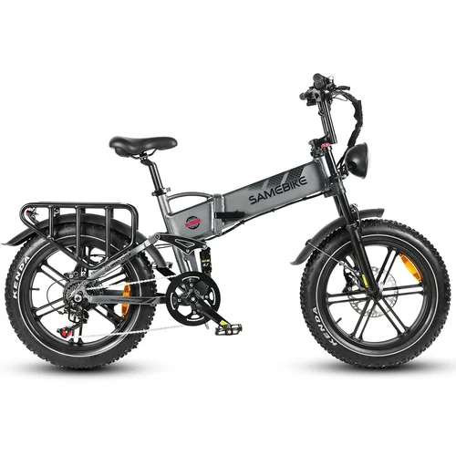 Samebike električno kolo RS-A02 - 750W motor 48V17AH baterija 55KM dosega hidravlične disk zavore - siva, (21311937)