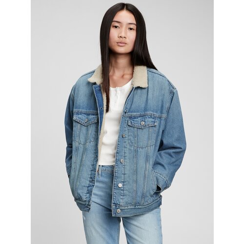 GAP Kids Teen Denim Jacket sherpa - Girls Slike