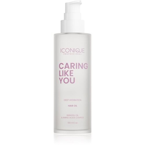ICONIQUE Professional CARING LIKE YOU Deep Hydration vlažilno olje za suhe in po&amp;scaron;kodovane lase 100 ml Slike