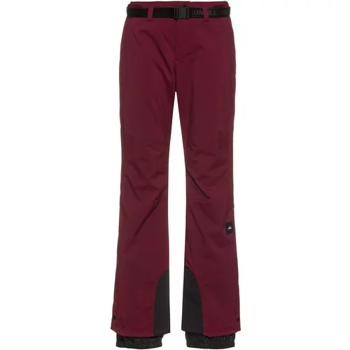 O'neill Sportske hlače 'Star' burgund / crna / bijela