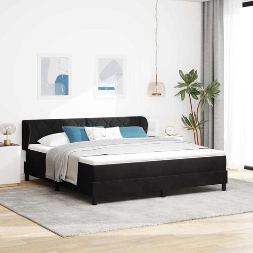  s opruga kutije s uzglavljem Crna 180 x 200 cm Bar&scaron;un Cijene