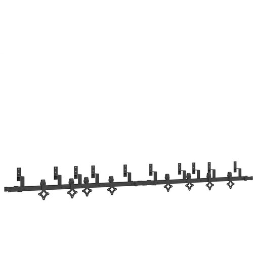vidaXL Komplet opreme za drsna vrata 305 cm jeklo črne barve, (22047064) Cene