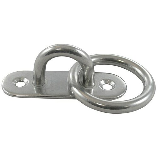 MARINETECH Pločica s navojem za jarbol Mit Ring (Oprema: Prsten, D x &amp;Scaron;: 45 x 15 mm, Plemeniti čelik, Vrsta čelika: A2) Slike