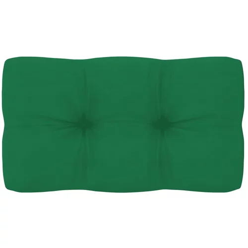 vidaXL Blazina za kavč iz palet zelena 70x40x10 cm