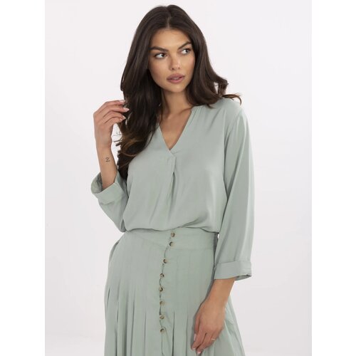 Sublevel Blouse-D73761M11174B-pistachio Cene