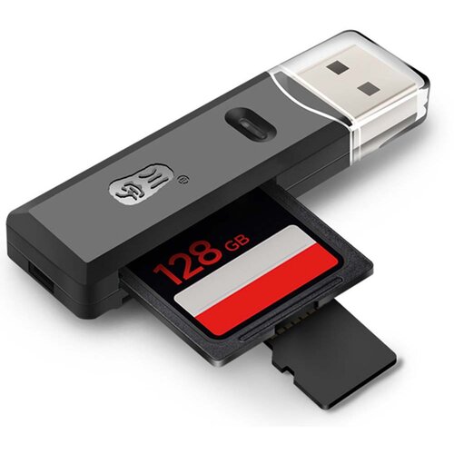  KAWAU C296 MINI USB 2.0 SD TF Memory Card Reader Adapter Slike