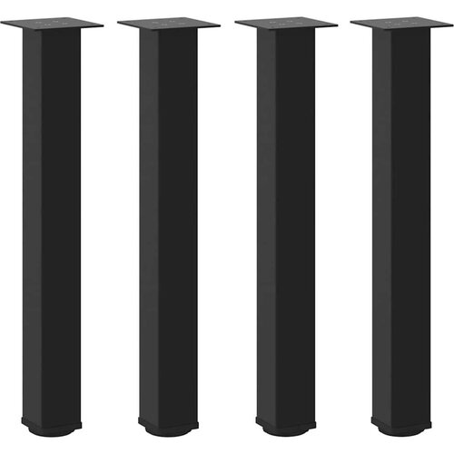 VidaXL Noge stolića za kavu 4 kom crne 72-74 cm čelik Slike