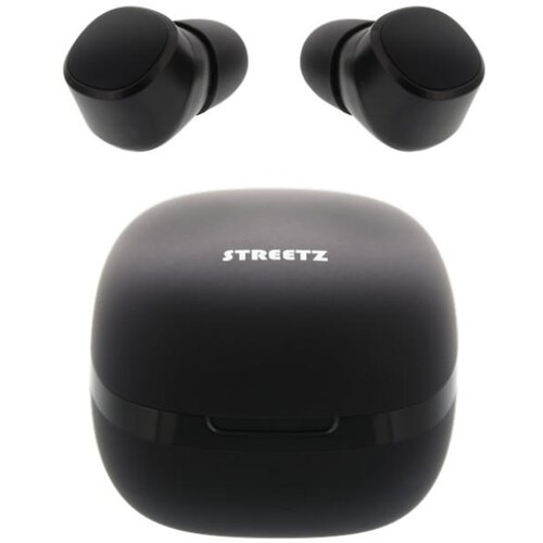 Streetz slu&amp;scaron;alke True Wireless TWS-1108 in-ear, s polnilnim ohi&amp;scaron;jem ČRNE, (21358158) Slike