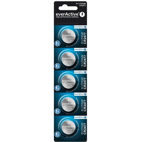 EverActive Lithium battery CR2477 - blister 5 pcs. Cijene