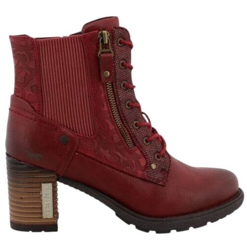 Mustang Gležnjarji Bottines 15M01-82001 Bordo Cene