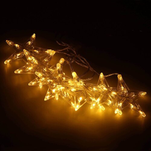  Zvjezdana zavjesa 70 LED dioda toplo bijela Slike