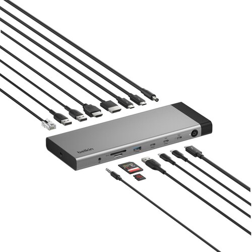 Belkin Connect Thunderbolt 140W 5 Dock.Stat. 14-in-1 INC031kqSGY Cene
