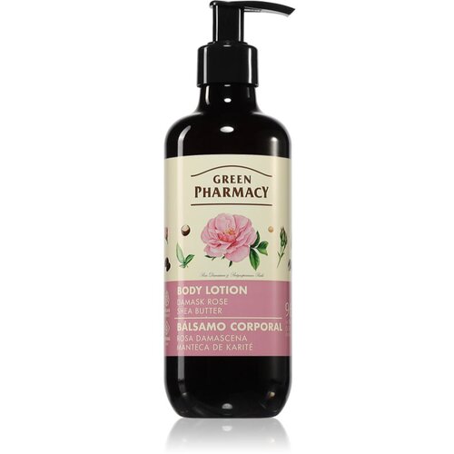 Green Pharmacy Body Care Damask Rose & Shea Butter hranilni losjon za telo 400 ml Cene