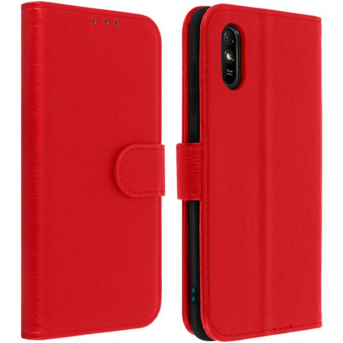 AVIZAR folio case xiaomi redmi 9A / 9AT z držalom za kartico - rdeca, (20616986) Cene