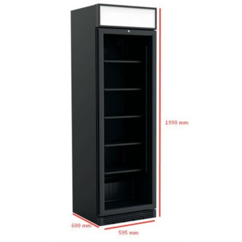  Rashladna vitrina FABBYGO 373L Crna Slike