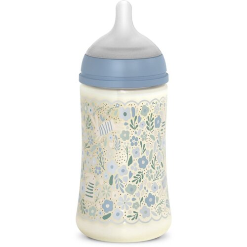 Suavinex Wonderland SX Pro Physiological Anti-Colic bočica za bebe M Medium Flow 3 m+ Blue Flower 270 ml Slike