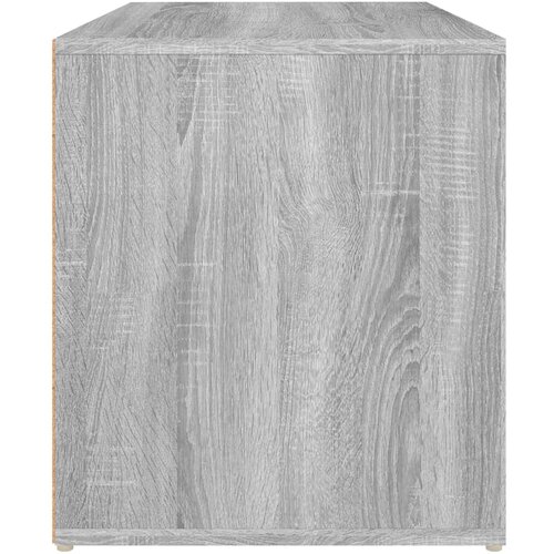  Klupa za hodnik sivi hrast 80 x 40 x 45 cm konstruirano drvo Slike