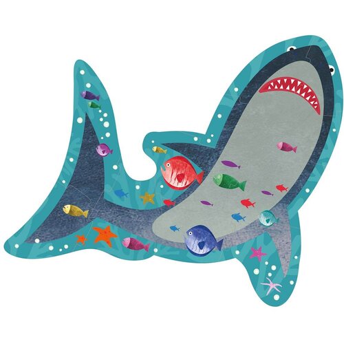 Floss&amp;amp;Rock&amp;reg; sestavljanka jigsaw puzzle shark (12 kosov) Slike