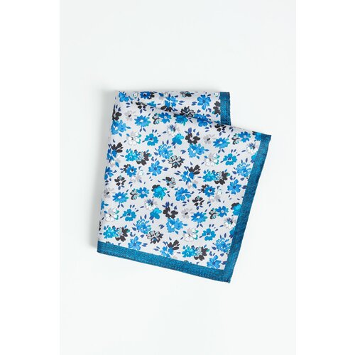ALTINYILDIZ CLASSICS Men's Grey-blue Patterned Handkerchief Slike