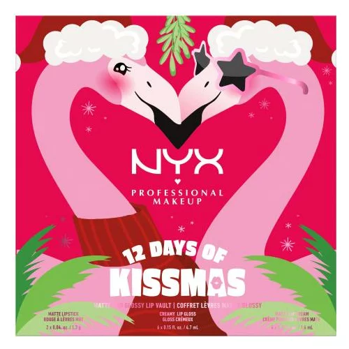 NYX Professional Makeup Fa La La L.A. Land 12 Days Of Kissmas set ličil