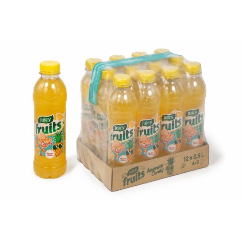Juicy Fruits ananas candy, 12 x 500 ml XXL Slike