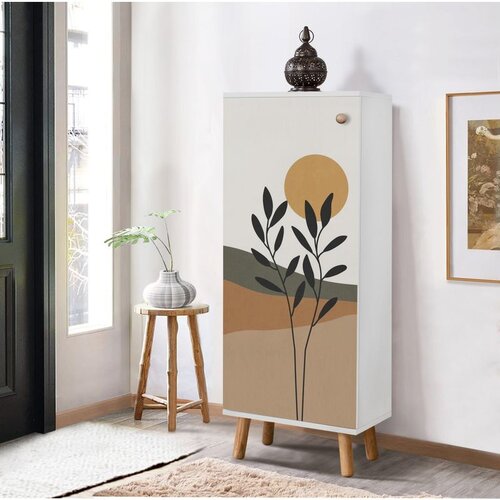 Hanah home Vegas - B 956 White Shoe Cabinet Cene