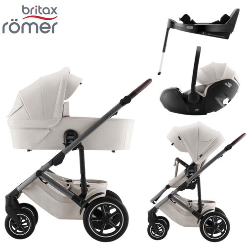 Britax Romer dječja kolica 4u1 smile&trade; 5z lux soft taupe + baby-safe&trade; pro + isofix baza vario&trade; 5z Cijene