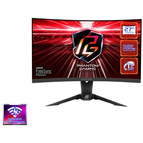AsRock CURVED MONITOR27&rdquo;, QHD, VA, 180Hz, 1ms2xHDMI, DP, 2x2W speaker Cijene