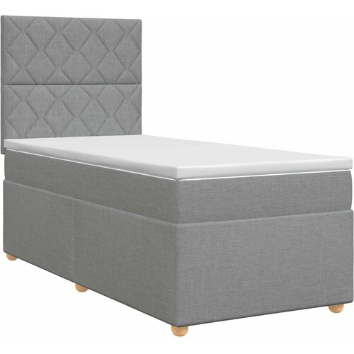  Boxspring krevet s madracem Jjedan Tkanina Slike