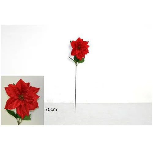 Dekorativna GRANA POINSETTIA 75CMART RO006056