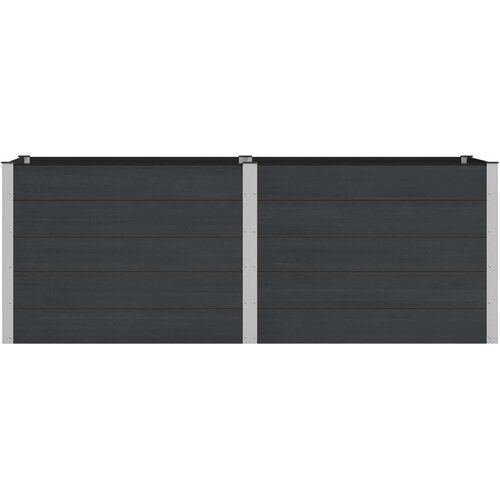  Povi&amp;scaron;ena vrtna gredica Crna 250 x 100 x 91 cm Slike