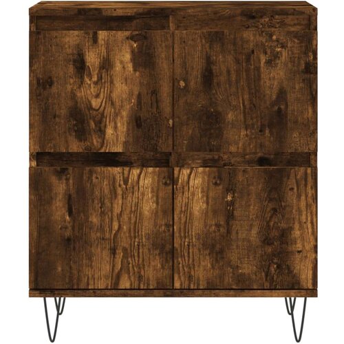 VidaXL Komoda boja dimljenog hrasta 60 x 35 x 70 cm konstruirano drvo Slike