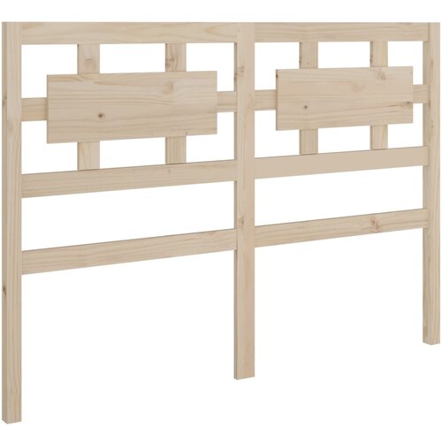 Maison Chic posteljno vzglavje - vzglavna omarica - nočna omarica 125,5x4x100 cm trdna borovina, (21704617) Slike