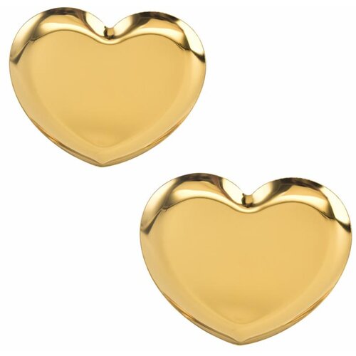 INF Nordijska lahka luksuzna kovinska srčasta posoda za nakit - set 2 Gold, (5000158062) Slike